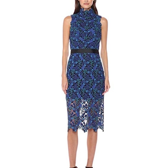 Monique Lhuillier Dresses & Skirts - ML Monique Lhuillier Women's Lace Midi Dress - 16